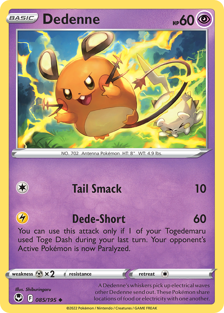 Silver Tempest Dedenne #85/195